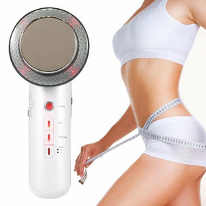 3 In 1 Ultrasonic Massage Galvanic EMS Photon SPA Body Cellulite Remvoer Infrared Fat Removal Facial Therapy Slimming Device