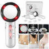 3 In 1 Ultrasonic Massage Galvanic EMS Photon SPA Body Cellulite Remvoer Infrared Fat Removal Facial Therapy Slimming Device