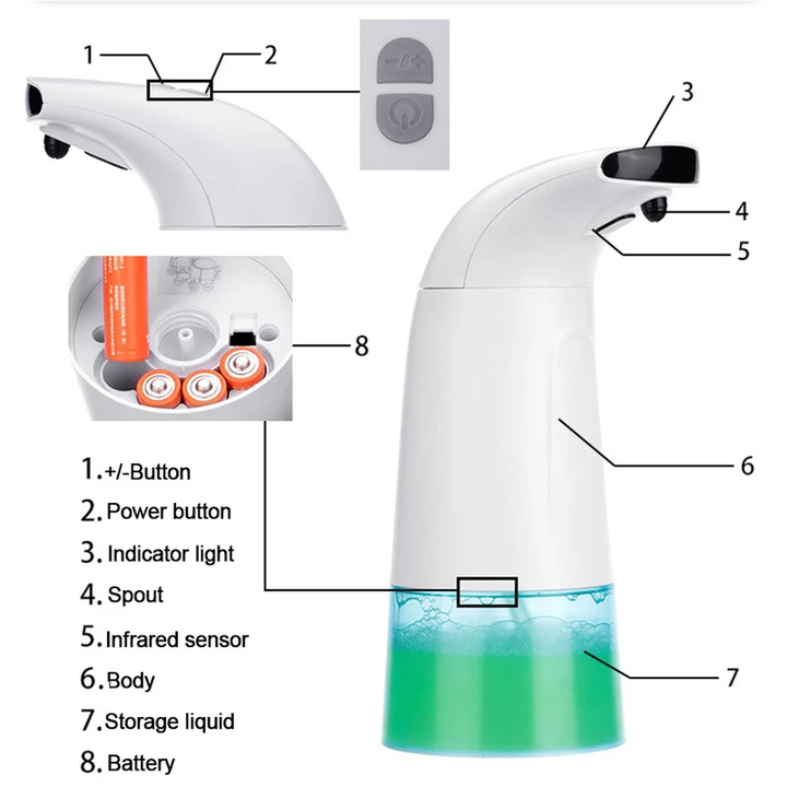 HOUSEHOLD TOUCHLESS SOAP DISPENSER