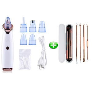 Blackhead Remover Face Deep Nose Cleaner T Zone Pore Acne Pimple Removal Vacuum Suction Facial Diamond Beauty Clean Skin Tool