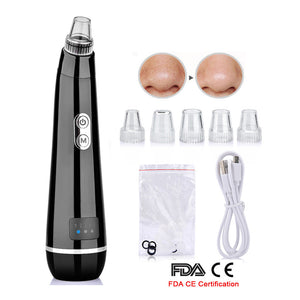 Blackhead Remover Face Deep Nose Cleaner T Zone Pore Acne Pimple Removal Vacuum Suction Facial Diamond Beauty Clean Skin Tool