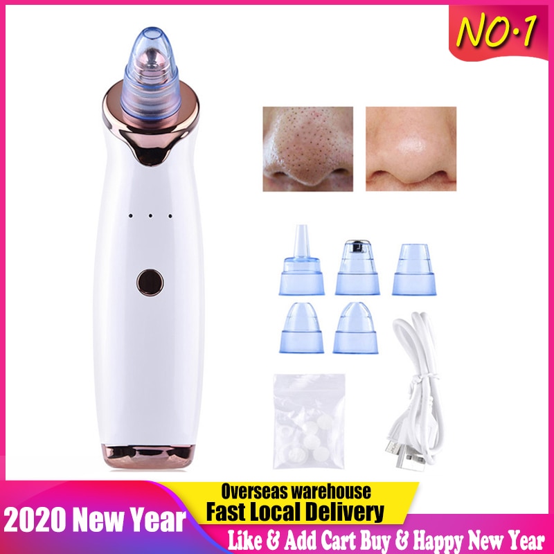 Blackhead Remover Face Deep Nose Cleaner T Zone Pore Acne Pimple Removal Vacuum Suction Facial Diamond Beauty Clean Skin Tool