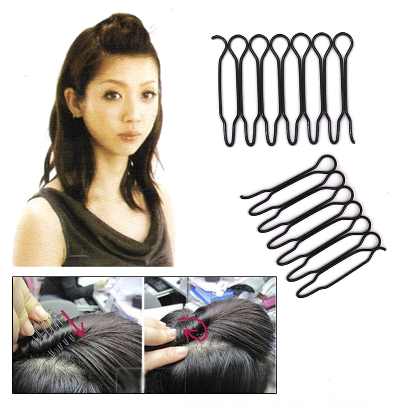 Donut Hair Maker Hairdressing Styling Tools Braiding Accessories for Women Girls Twist Hair Clip Disk Pull Hairpins Multi Style