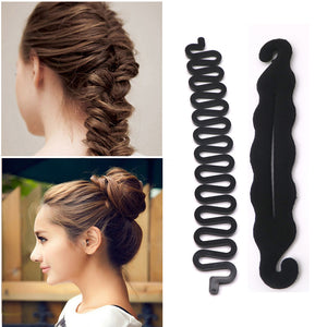 Donut Hair Maker Hairdressing Styling Tools Braiding Accessories for Women Girls Twist Hair Clip Disk Pull Hairpins Multi Style