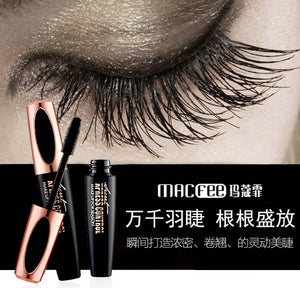 Macfee 4D Silk Fiber Lash Mascara Waterproof Rimel 3d Mascara For Eyelash Extension Black Thick Lengthening Eye Lashes