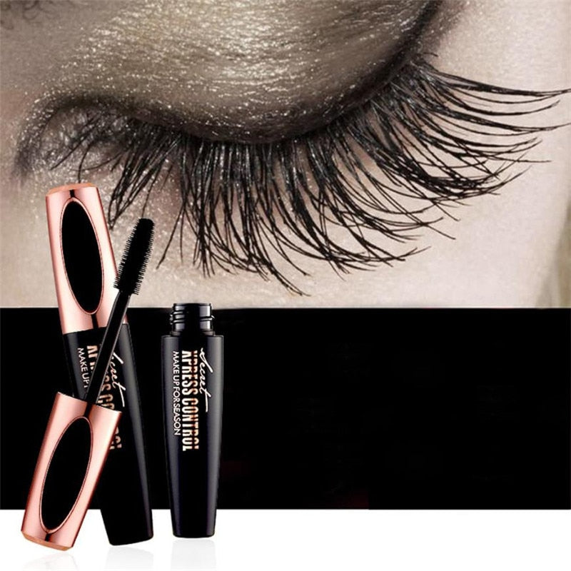 Macfee 4D Silk Fiber Lash Mascara Waterproof Rimel 3d Mascara For Eyelash Extension Black Thick Lengthening Eye Lashes