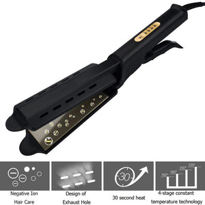 Professional Hair Straightener Four-gear Fast Warm-up Adjustment Ceramic Tourmaline Ionic Flat Hair Straighting Tool Dropshiping