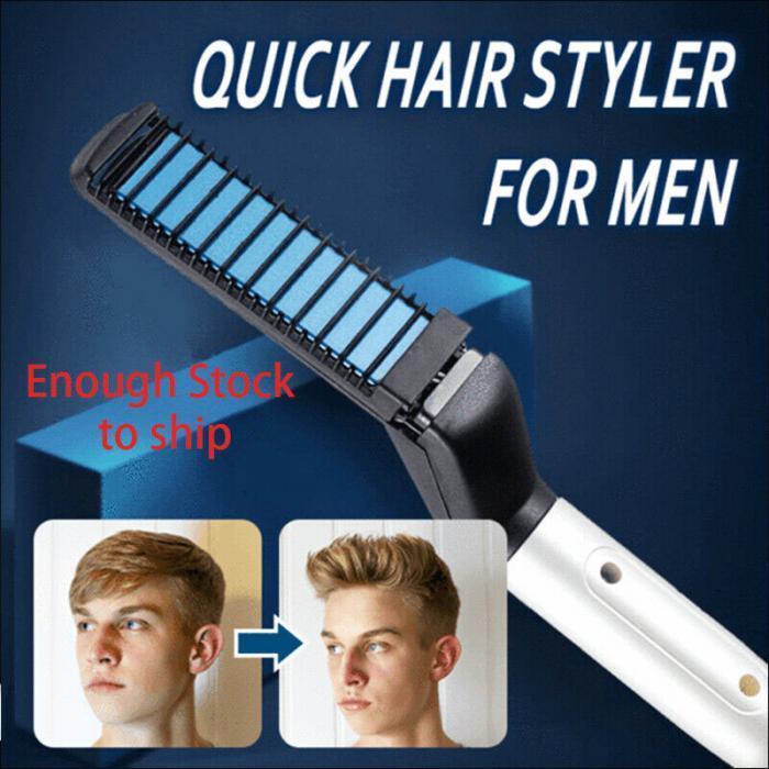 Multifunctional Beard & Hair Straightener & curler - glamouressence.com