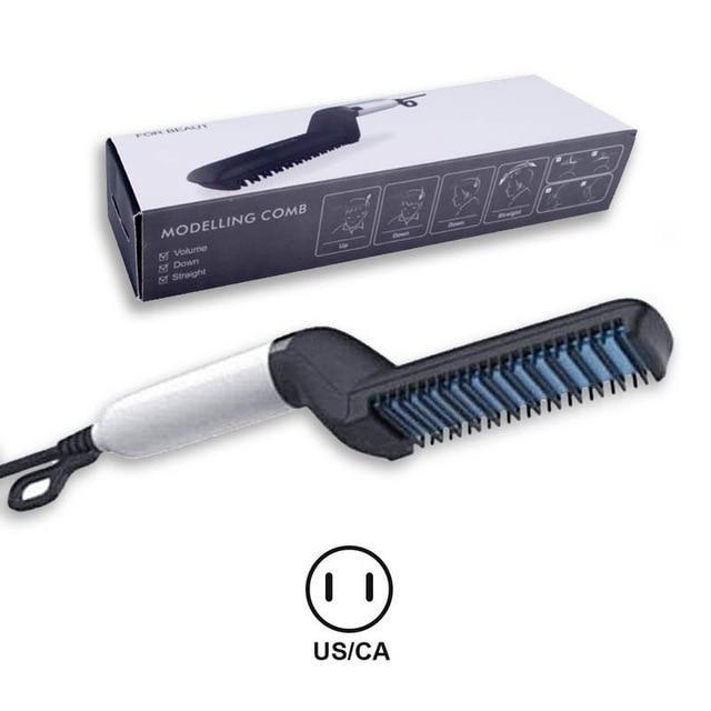 Multifunctional Beard & Hair Straightener & curler - glamouressence.com