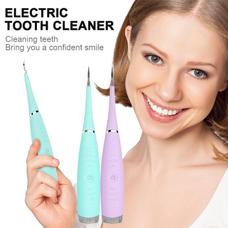 Glamour™ Ultrasonic Tooth Cleaner - GLAMOURFANATICS.COM